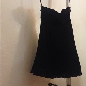 Betsey Johnson strapless pleated dress size 2